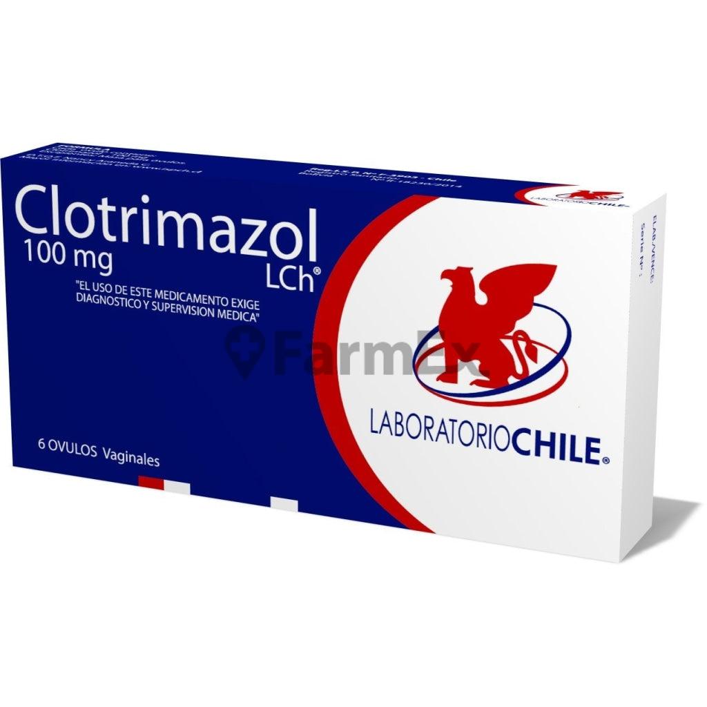 Clotrimazol 100 mg x 6 Ovulos (chile) CHILE